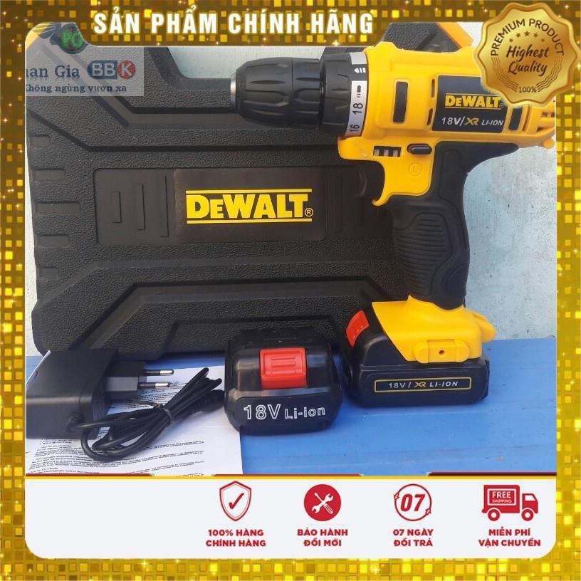 MÁY KHOAN PIN DEWALT 18V