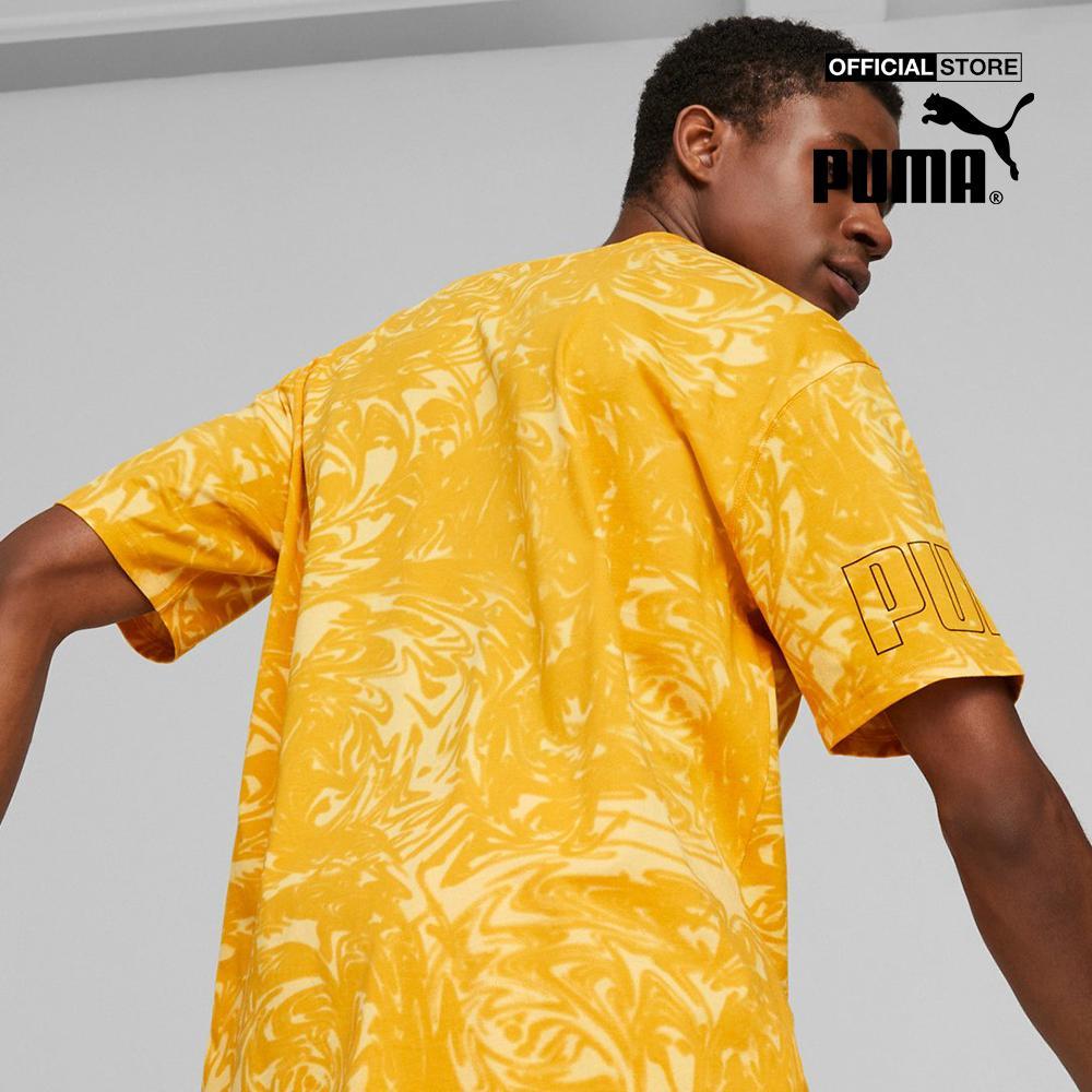 PUMA - Áo thun nam cổ tròn tay ngắn POWER Printed673397