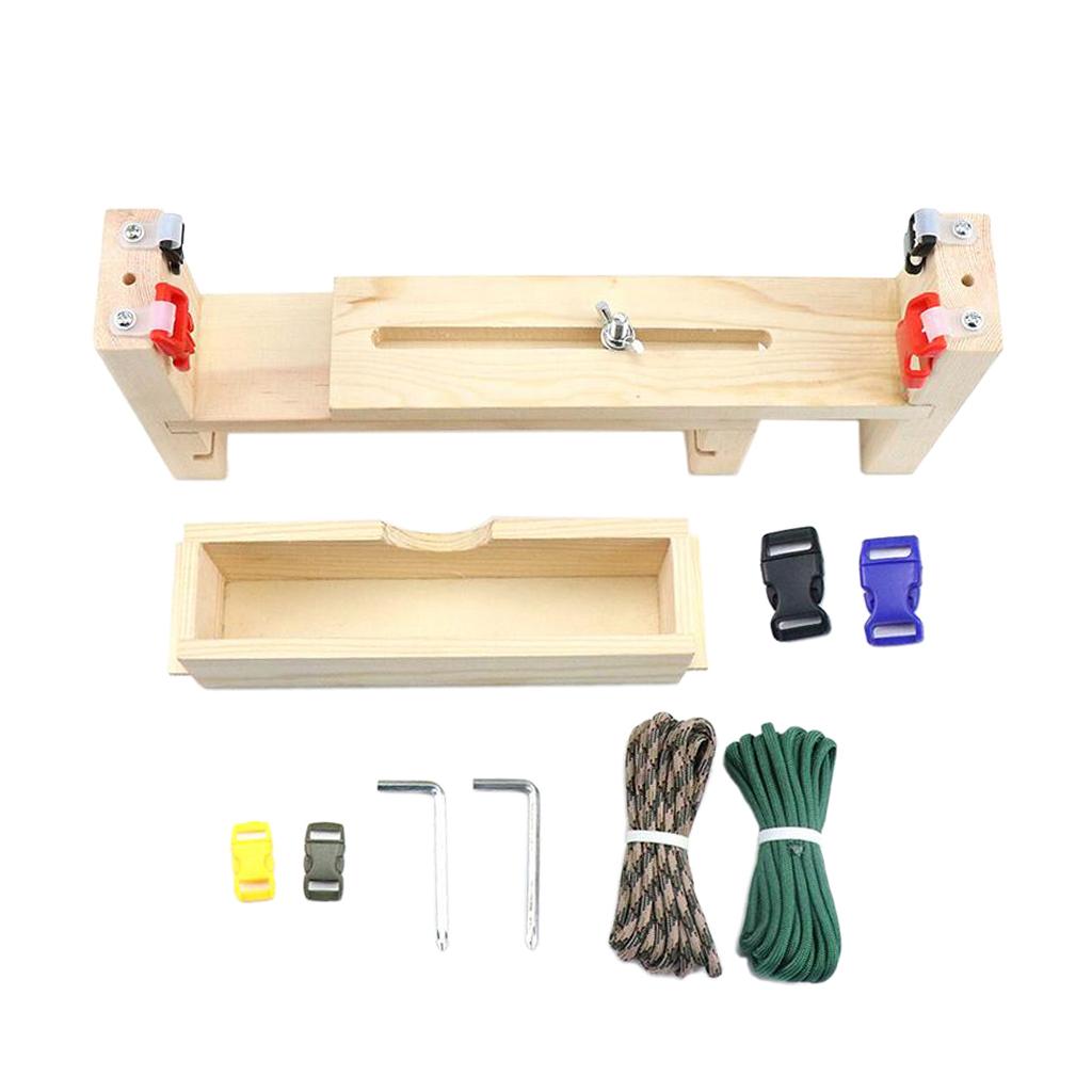 Bracelet Knitting Tool Wristband Maker Rope Weave Jig Braiding Crafting Tool