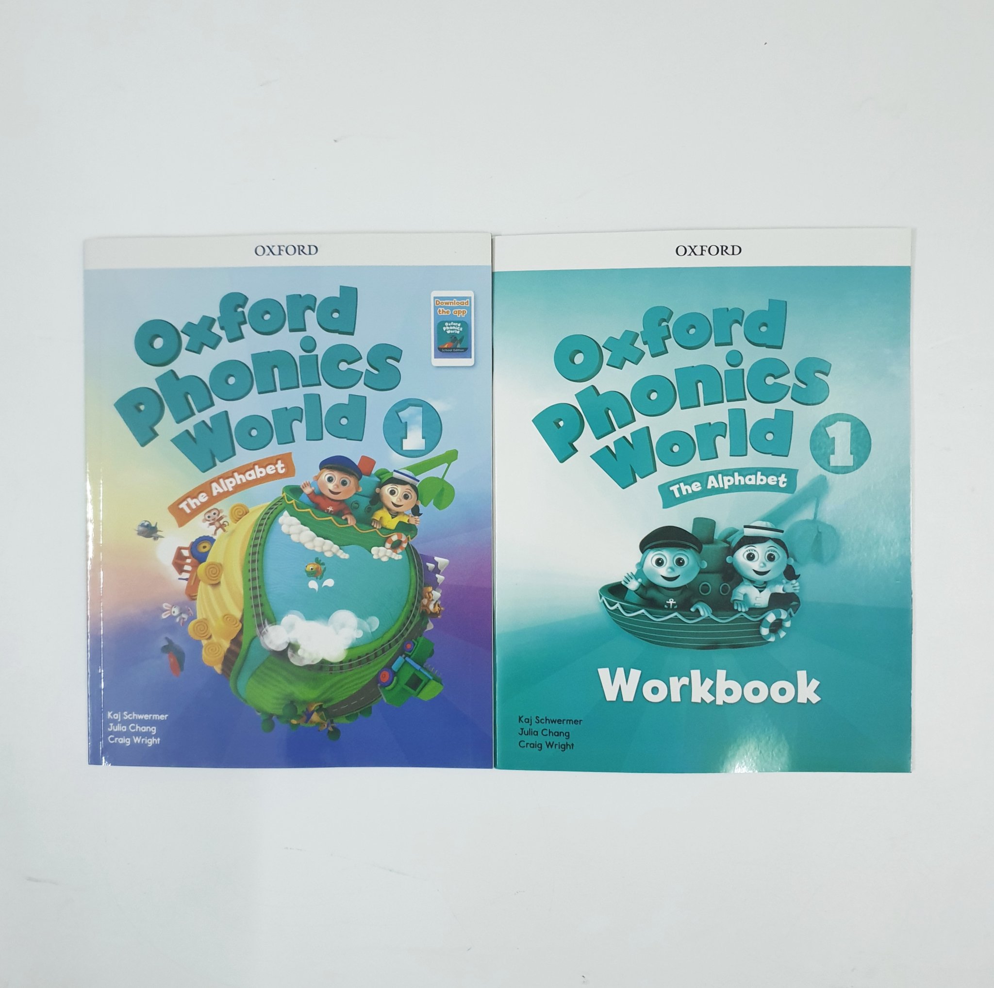 Oxford phonics world 10q, bộ nhập màu, kèm file audio và video