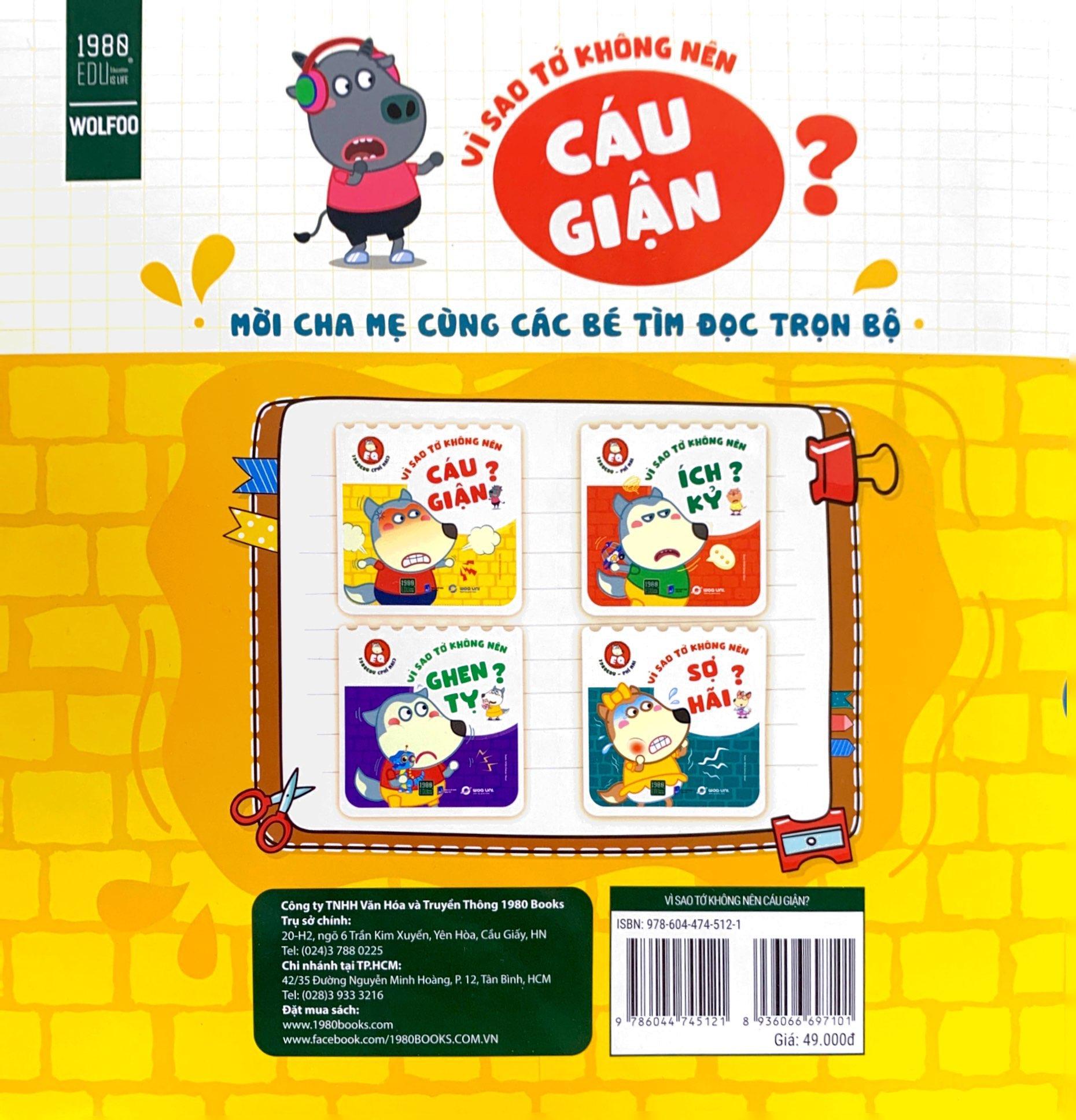 Wolfoo EQ - Vì Sao Tớ Không Nên Cáu Giận