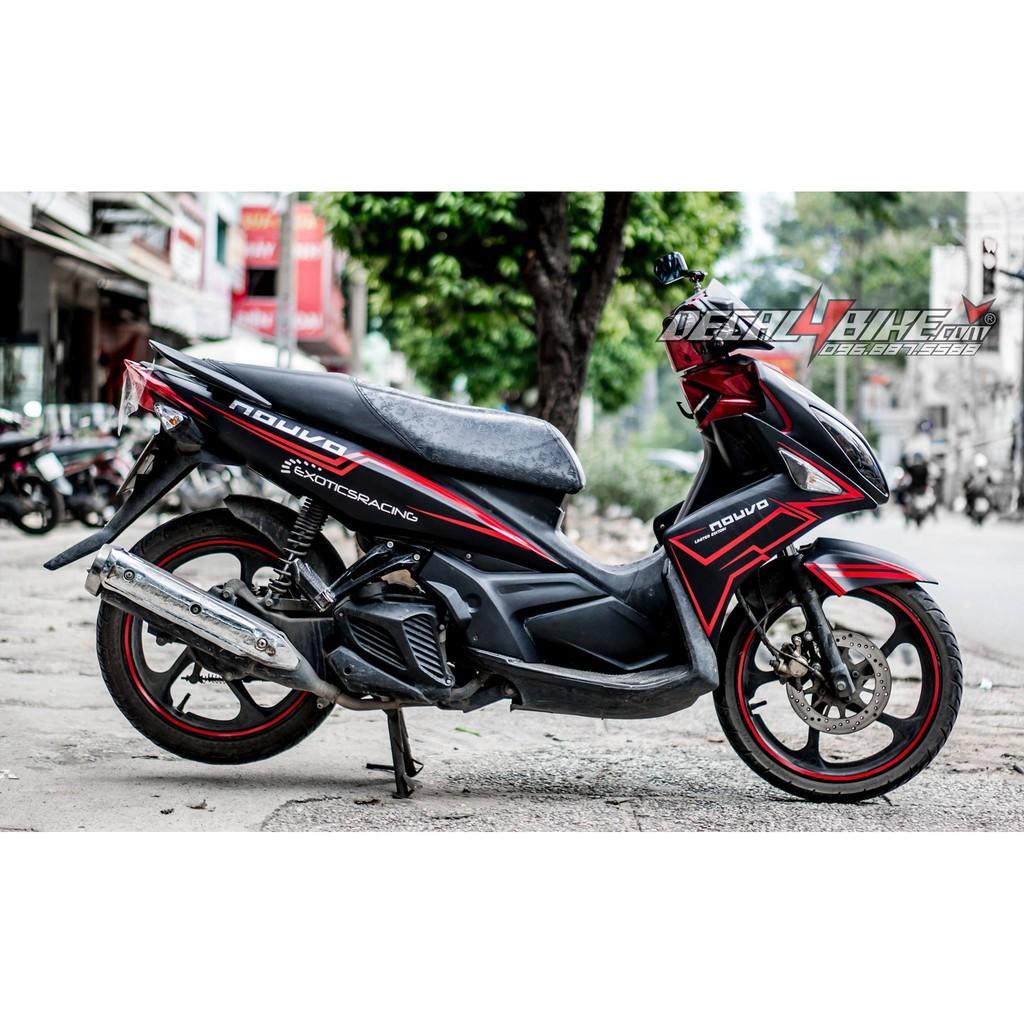 Tem trùm xe dành cho NOUVO LX RED LIGHTING