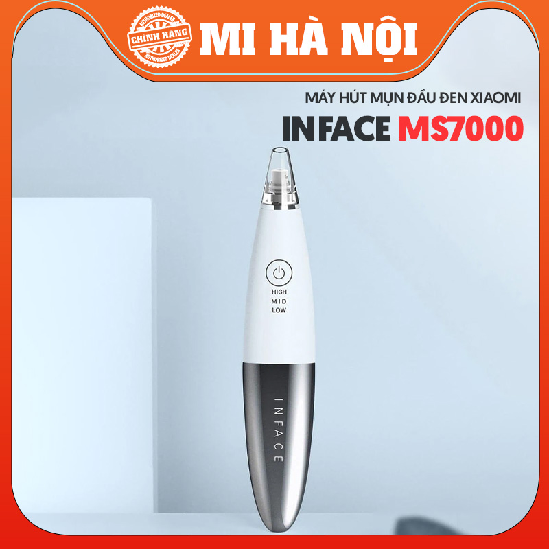 Máy hút mụn đầu đen Xiaomi InFace MS7000-4 đầu hút-bản quốc tế hàng chính hãng