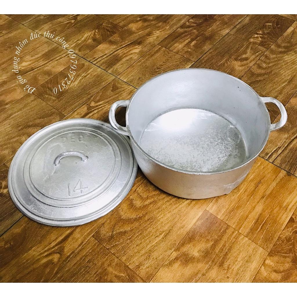 Nồi gang nấu cơm cháy đúc thủ công làng nghề số 14