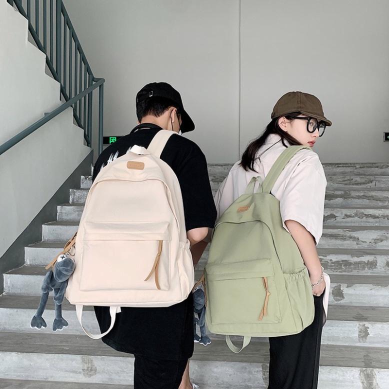 Balo Nam Nữ Dùng Đi Học, Du lịch Túi thời trang Hàn Quốc, Vải Đẹp Chống Nớc Cao Cấp Đựng Vừa Laptop