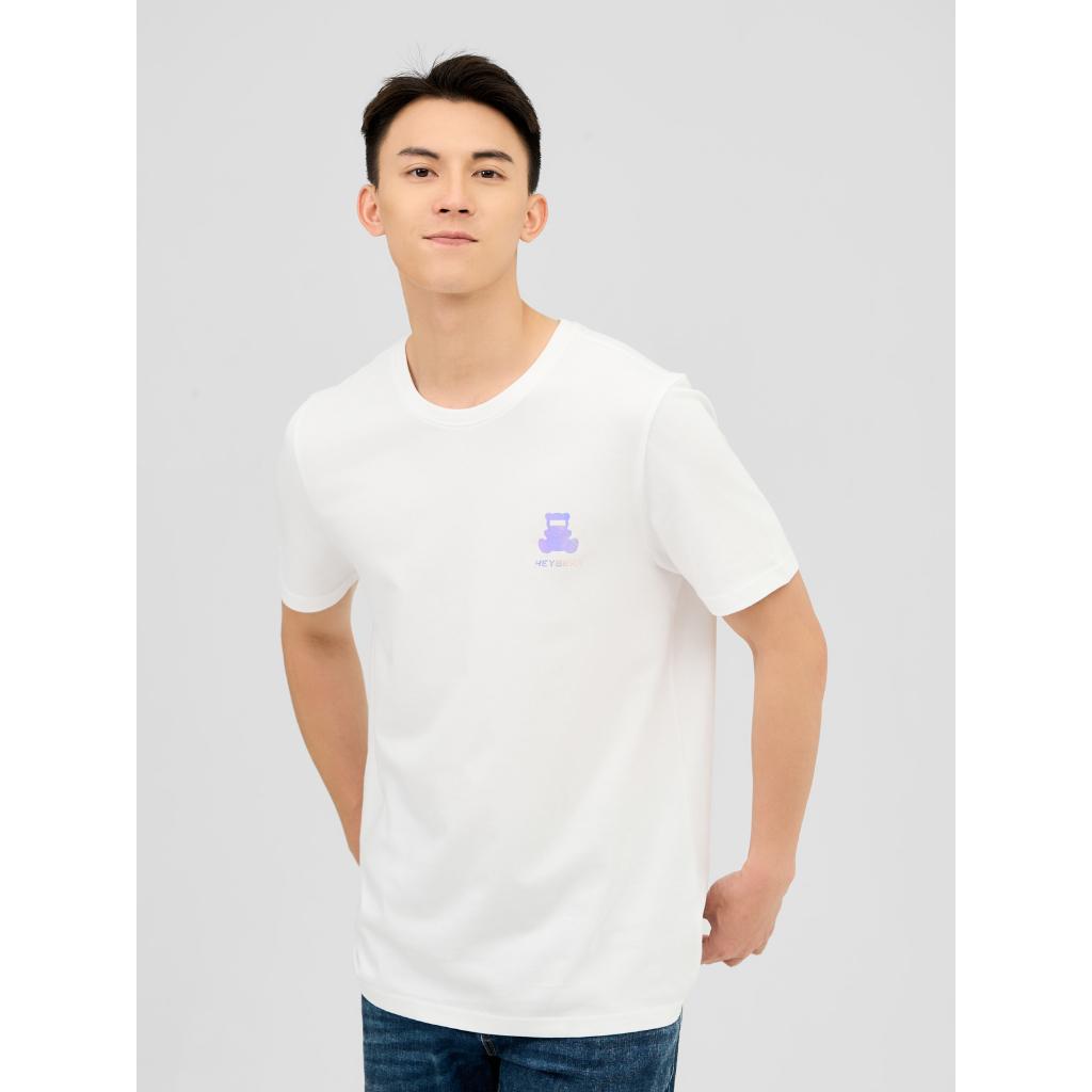 Áo thun T-shirt nam YODY in gấu Heybear 100% cotton TSM6089