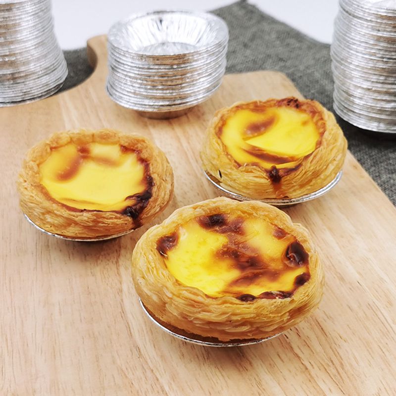 Bộ 100 Khuôn Làm Bánh Tart Trứng, Tart Trái Cây, Tart Phô Mai Chất Liệu An Toàn Đa Năng Tiện Dụng