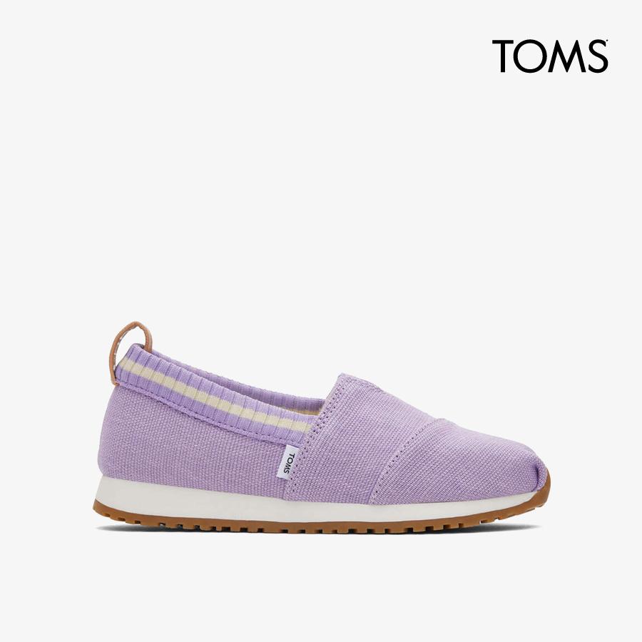 Giày Lười Bé Gái TOMS Alpargata Resident - Tím - 37