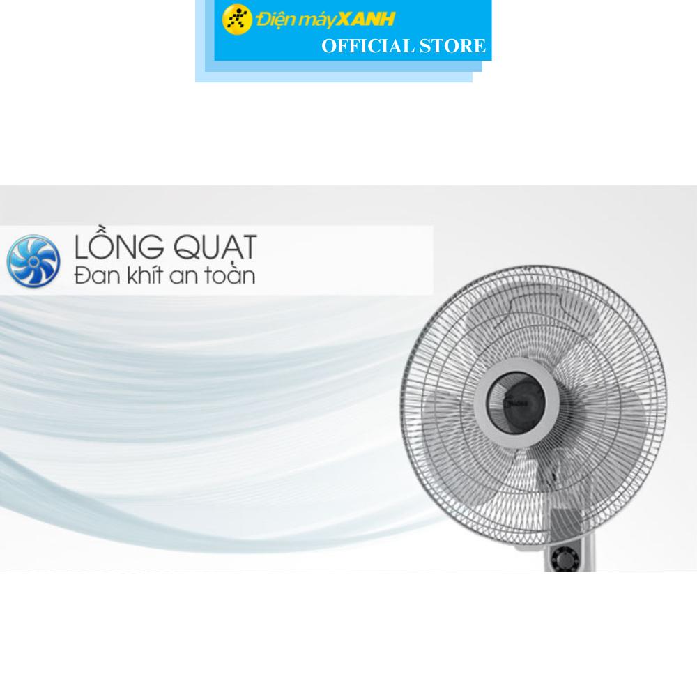 Quạt treo tường Midea 3 cánh FW40-6H 55W - Hàng Chính Hãng