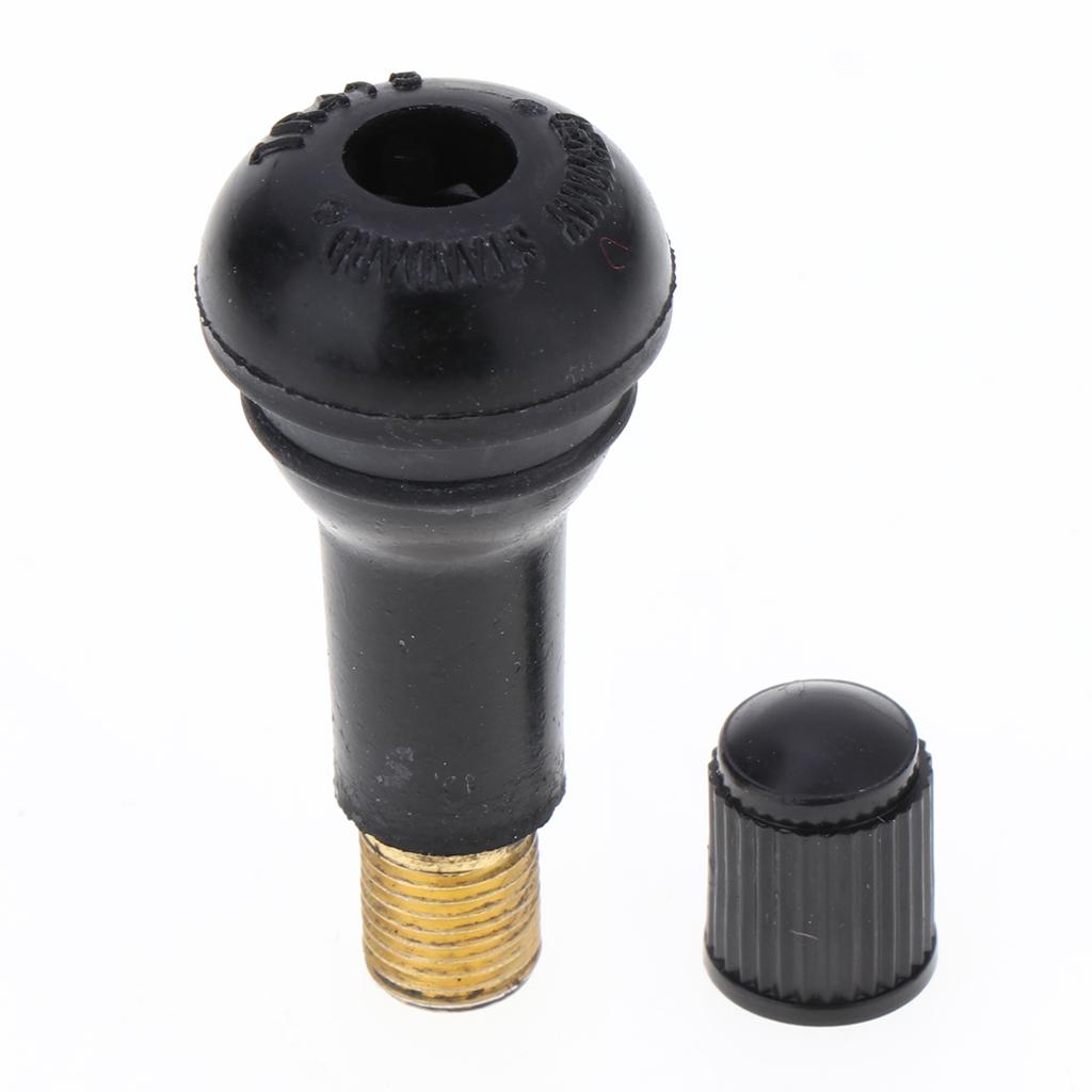 100 New Tire Pressure Monitoring System Tubeless Tire Valve Stems Snap in TR413