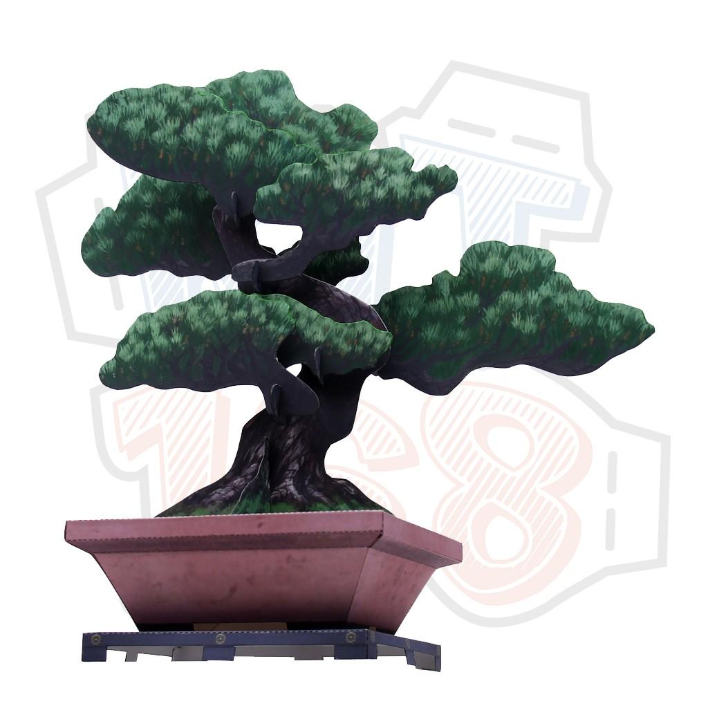 Mô hình giấy cây cảnh Bonsai - Nhật Bản