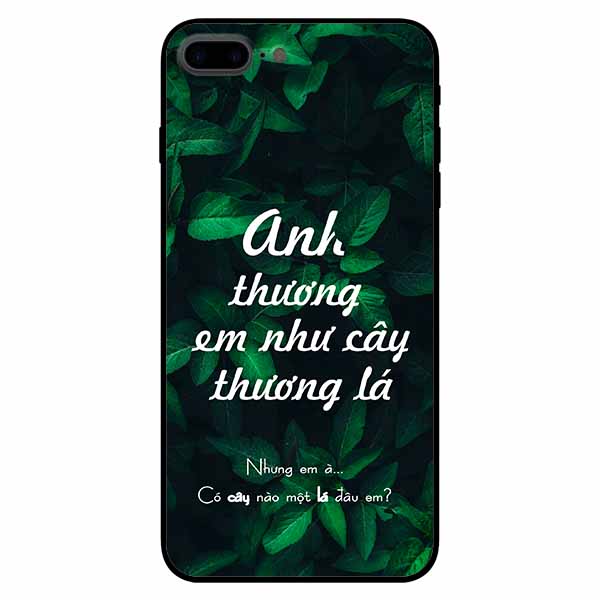 Ốp lưng in cho Iphone 7 Plus/ 8 Plus Mẫu Anh Thương Em