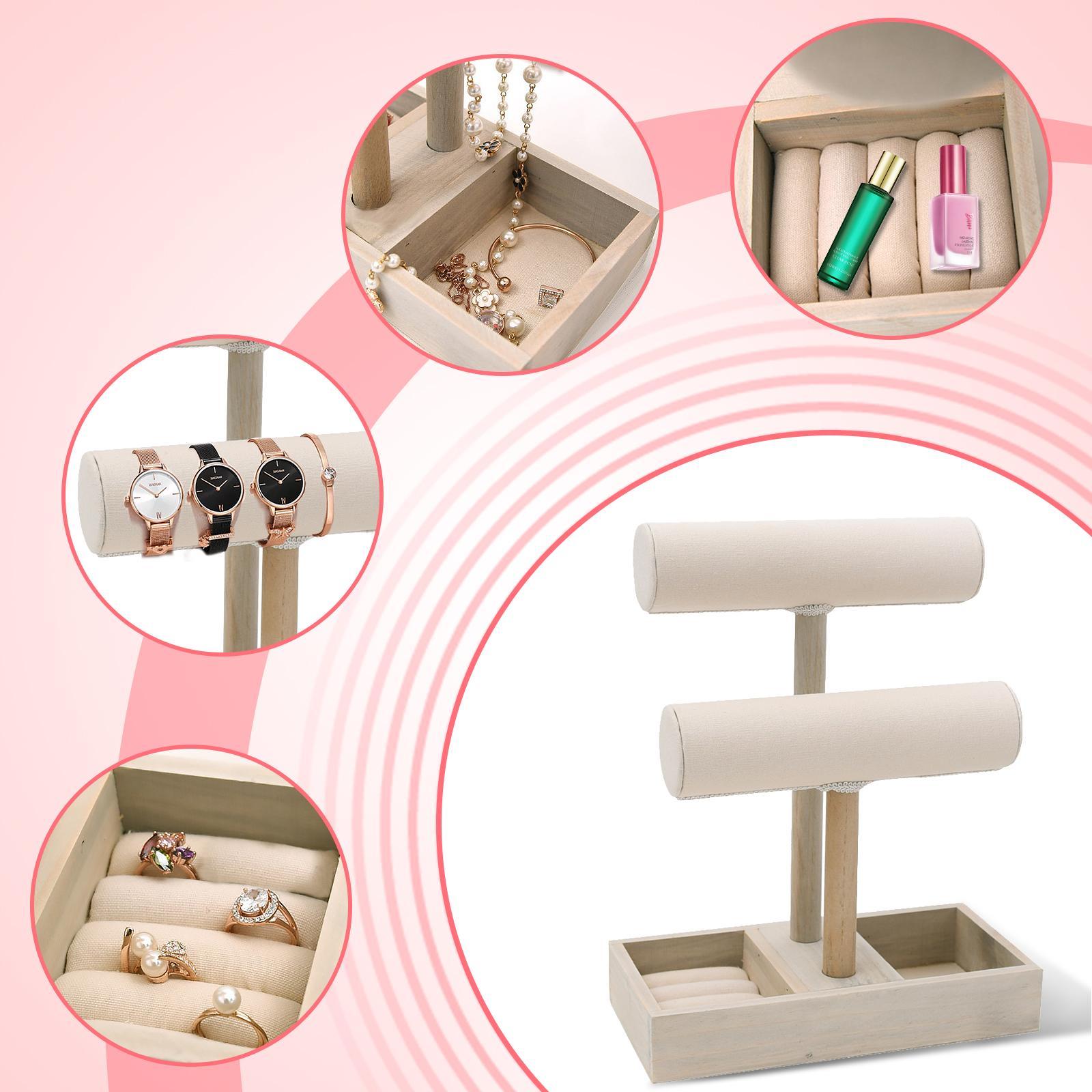 2 Tier  Bracelet Jewelry Stand Display With Basic Jewelry Holder Tay