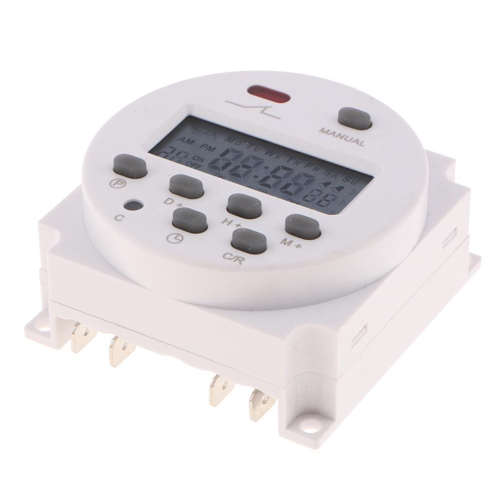 Digital LCD Display Programmable Timer Switch Digital Timer Switch AC 220V
