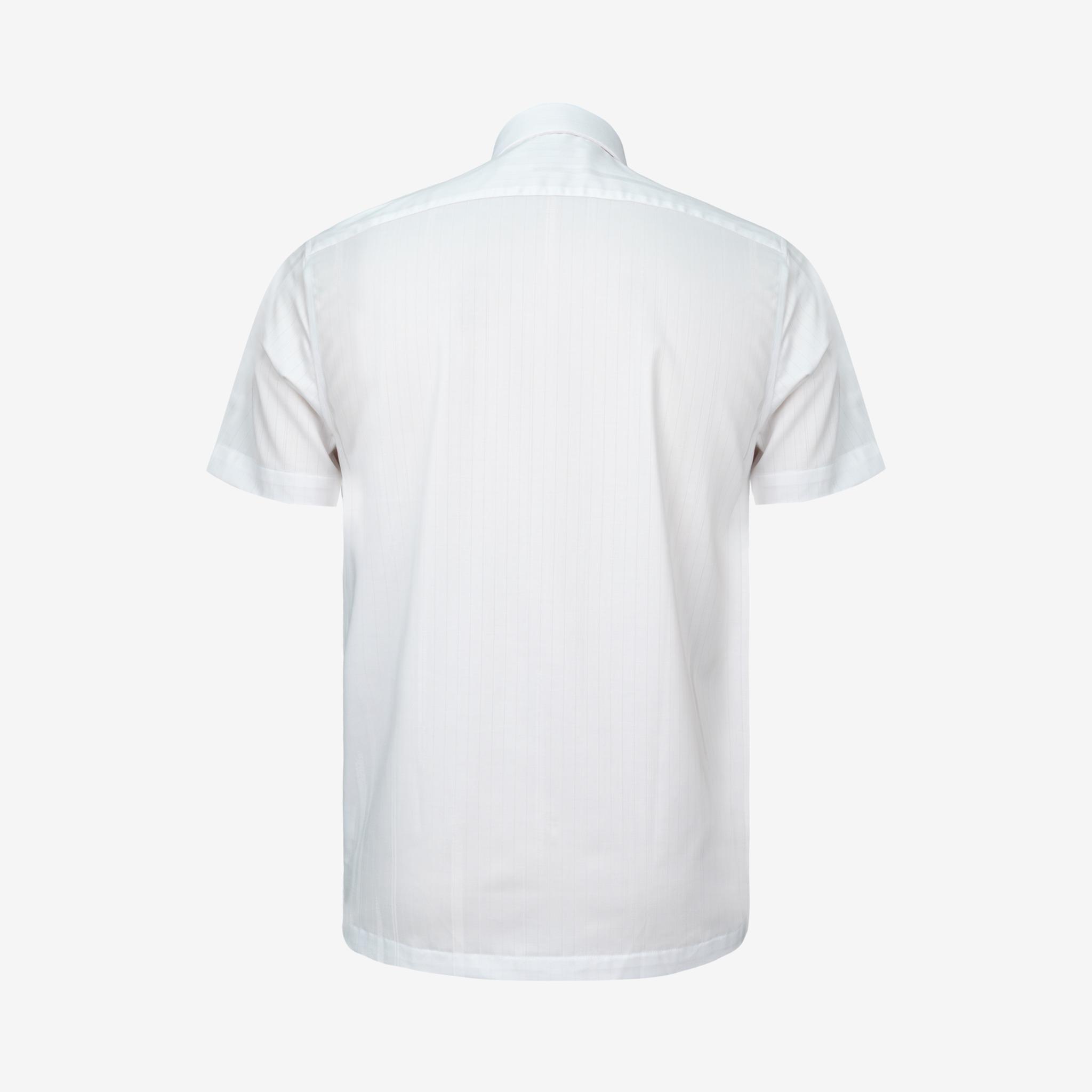 Áo sơ mi nam KHATOCO Tailor Fit ngắn tay A1MN498T2-CNTR757-2704-N