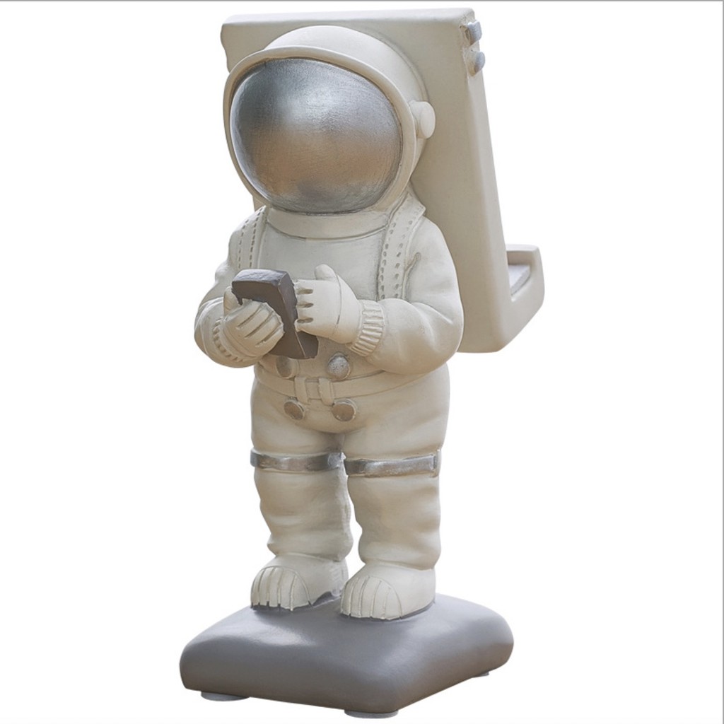 TƯỢNG PHI HÀNH GIA ASTRONAUTS trang trí đỡ điện thoại đẹp mắt