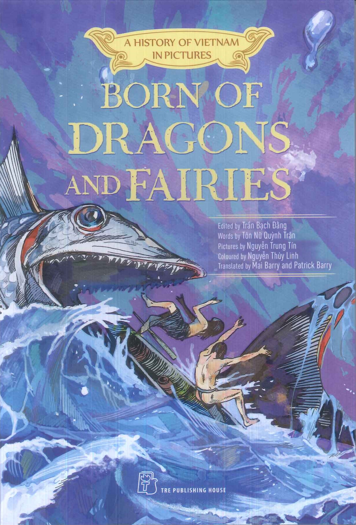 A HISTORY OF VIETNAM IN PICTURES - BORN OF DRAGONS AND FAIRIES (IN MÀU, BÌA MỀM)