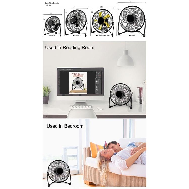 Quạt USB nhỏ JIASHI động cơ không chổi than tản nhiệt gió mạnh hoạt động yên lặng Hàng nhập khẩu
