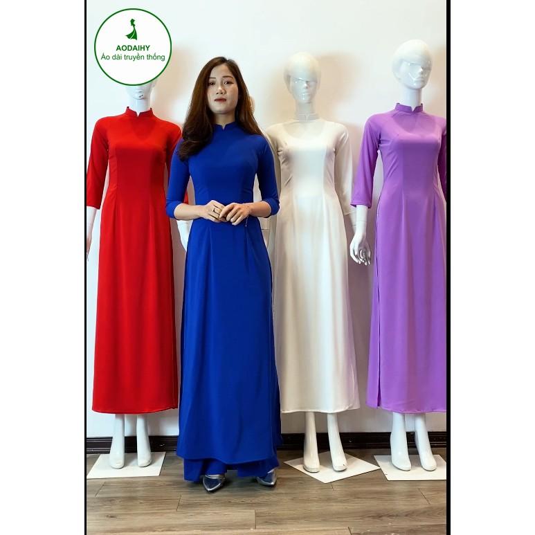 Áo dài trơn các màu, Áo dài truyền thống, Áo 4 tà