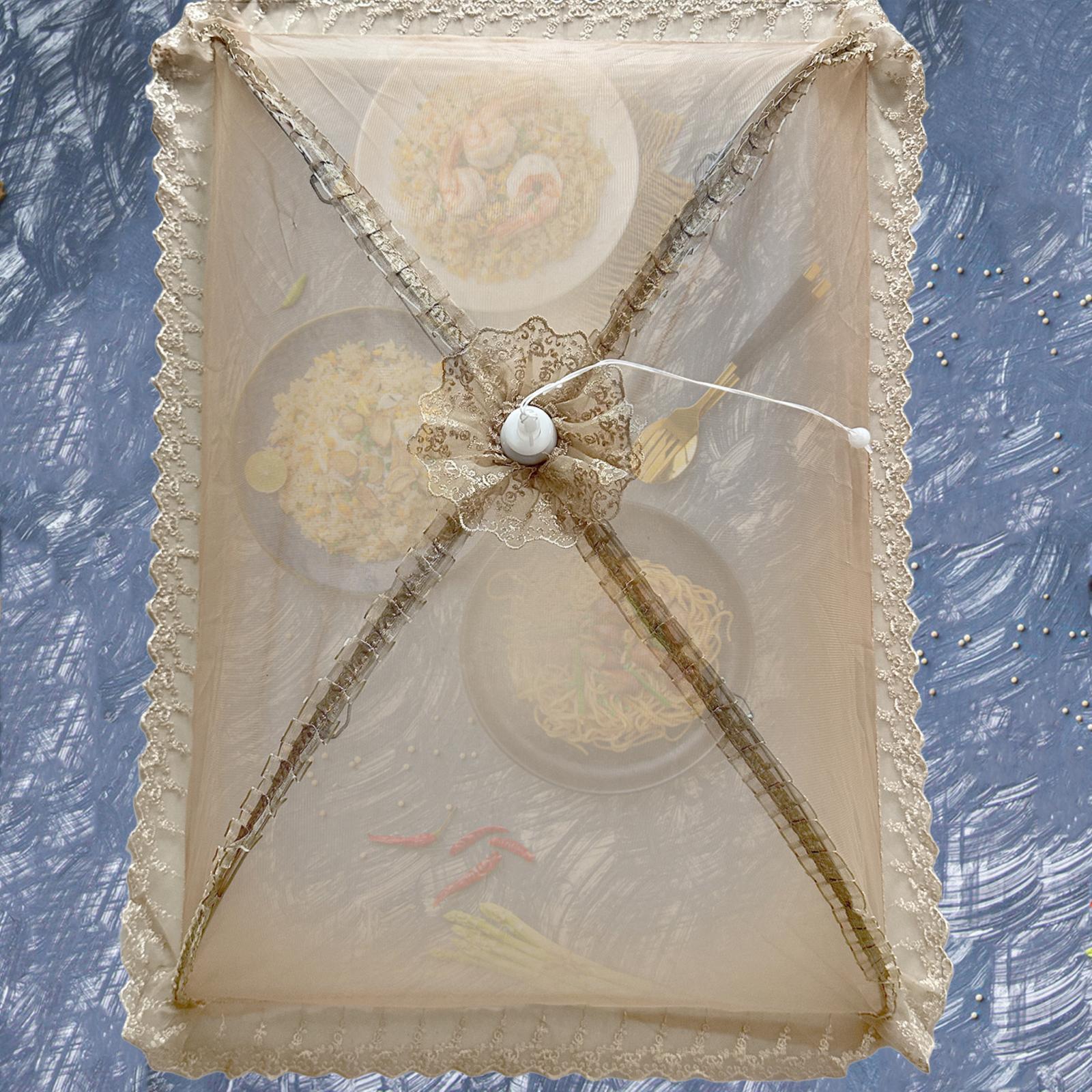 Reusable Food Tents Durable Mesh Food Covers for Grill Parties Outdoor Indoor