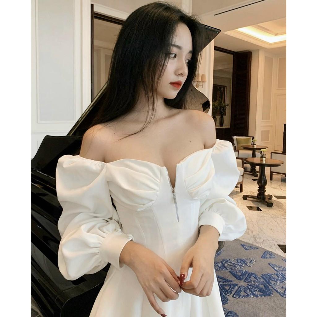 Váy 2 lớp dây kéo sắt cao cấp MELY DRESS - V035