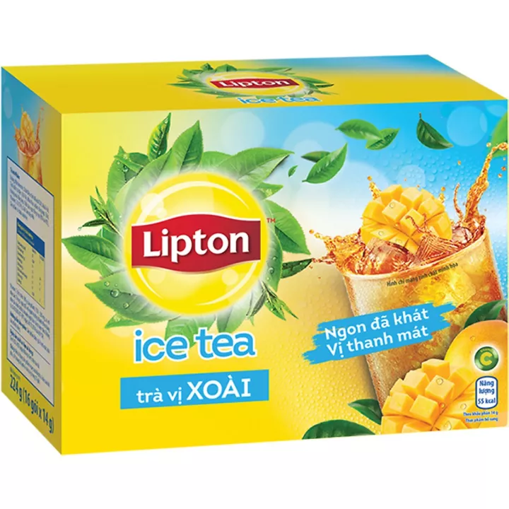 Trà Lipton ice xoài hộp 224g