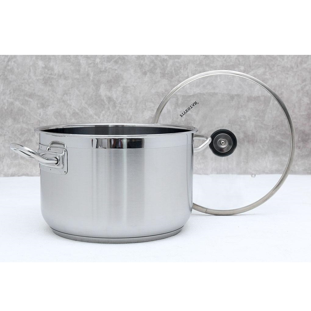 Nồi Inox 3 Đáy Nắp Kính Fivestar N26-3DG - Hàng Chính Hãng