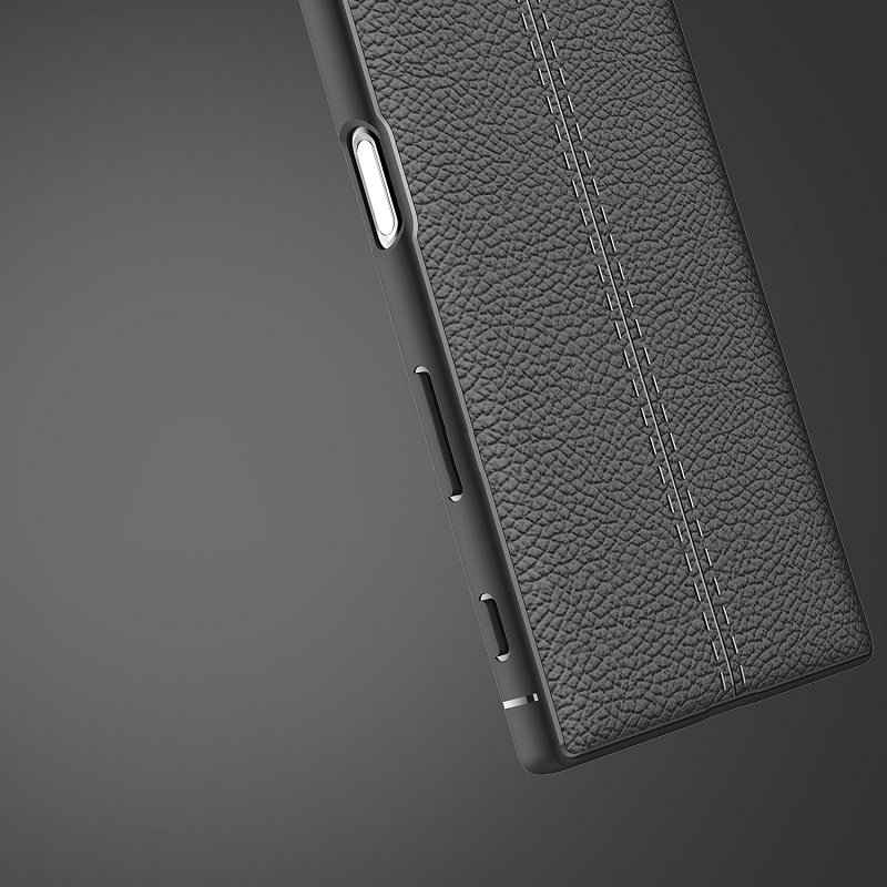 Ốp lưng dành cho Sony Xperia XZ, XZs silicon giả da, chống sốc chính hãng Auto Focus