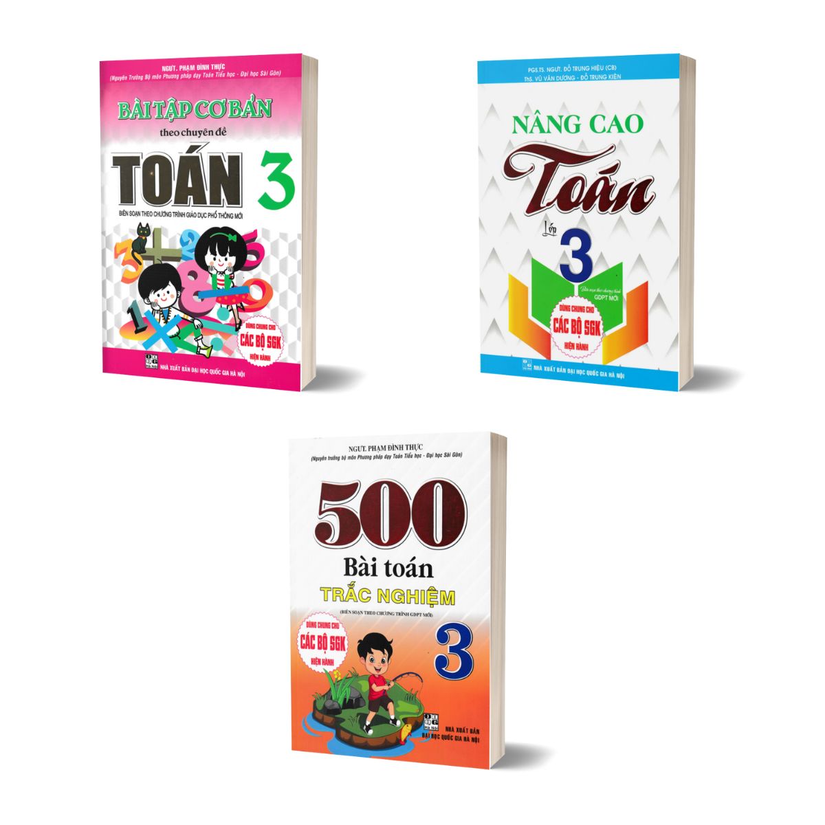 Combo Nâng Cao Toán Lớp 3 + Bài Tập Cơ Bản Theo Chuyên Đề Toán Lớp 3 + 500 Bài Toán Trắc Nghiệm Lớp 3