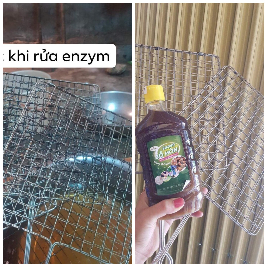 Nước rửa bát Enzyme bồ hòn Huna'shome can 2.2 Lít