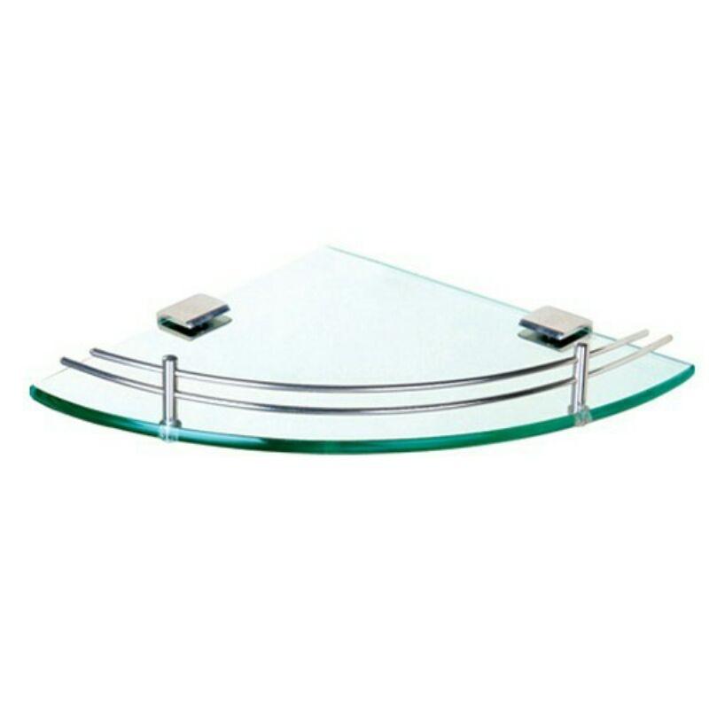 Kệ góc kính inox 304 một tầng