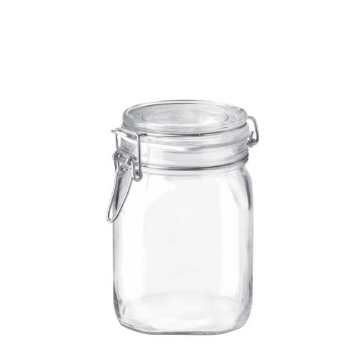 Hũ thủy tinh nắp cài Fido 1000ml