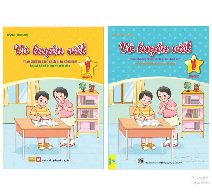 Sách - Combo 2 cuốn Vở Luyện Viết lớp 1 - Biên soạn theo chương trình Kết Nối - ndbooks