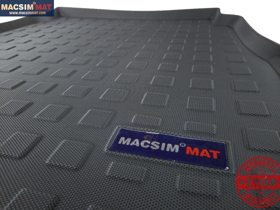 Thảm lót cốp Kia K5 nhãn hiệu Macsim chất liệu TPV cao cấp màu đen