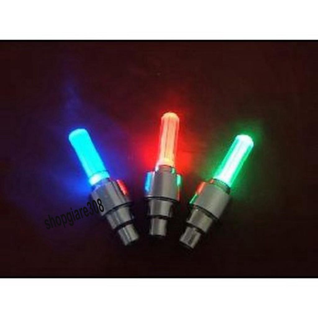 Đèn Led Gắn Van Xe Đạp,Xe Máy,Ô Tô Kiểu 5 BÓNG LED-Đèn 5 bóng LED Gắn Van Bánh Xe Đạp
