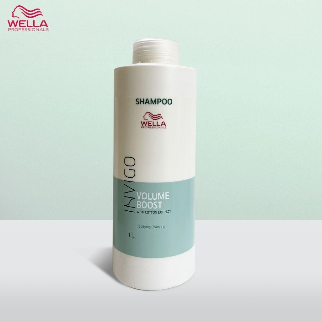 Dầu Gội Wella Invigo Làm Sạch Sâu, Tạo Độ Phồng Cho Mái Tóc Chắc Khoẻ Volume Boost Bodfying Shampoo