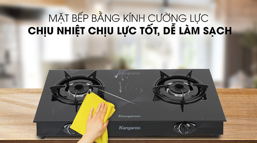 Bếp Gas Dương Đôi Kangaroo KG8G1A - Hàng Chính Hãng