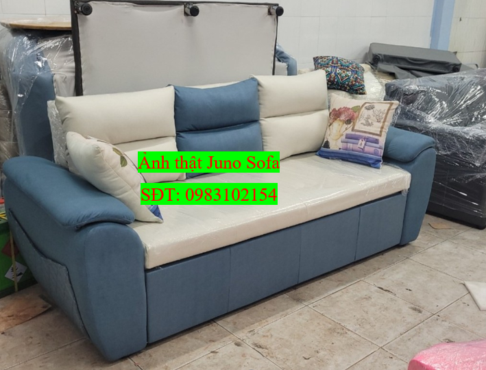 Sofa giường kéo Juno Sofa KiKas Juno Sofa 1m8, ( 3 màu lựa chọn )