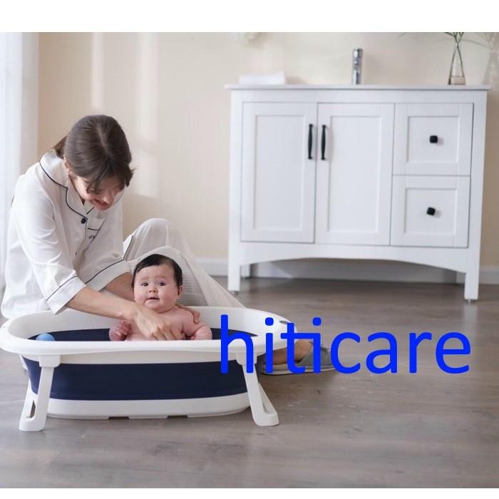 CHẬU/THAU TẮM LỚN GẤP GỌN - KÈM PHAO CHO BÈ CƯNG CỦA BẠN 85 * 53 * 25 cm