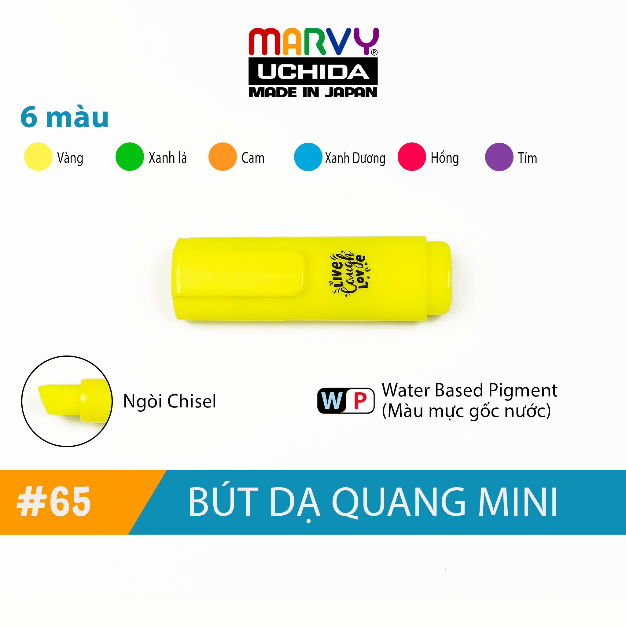Bút dạ quang Marvy Uchida 65