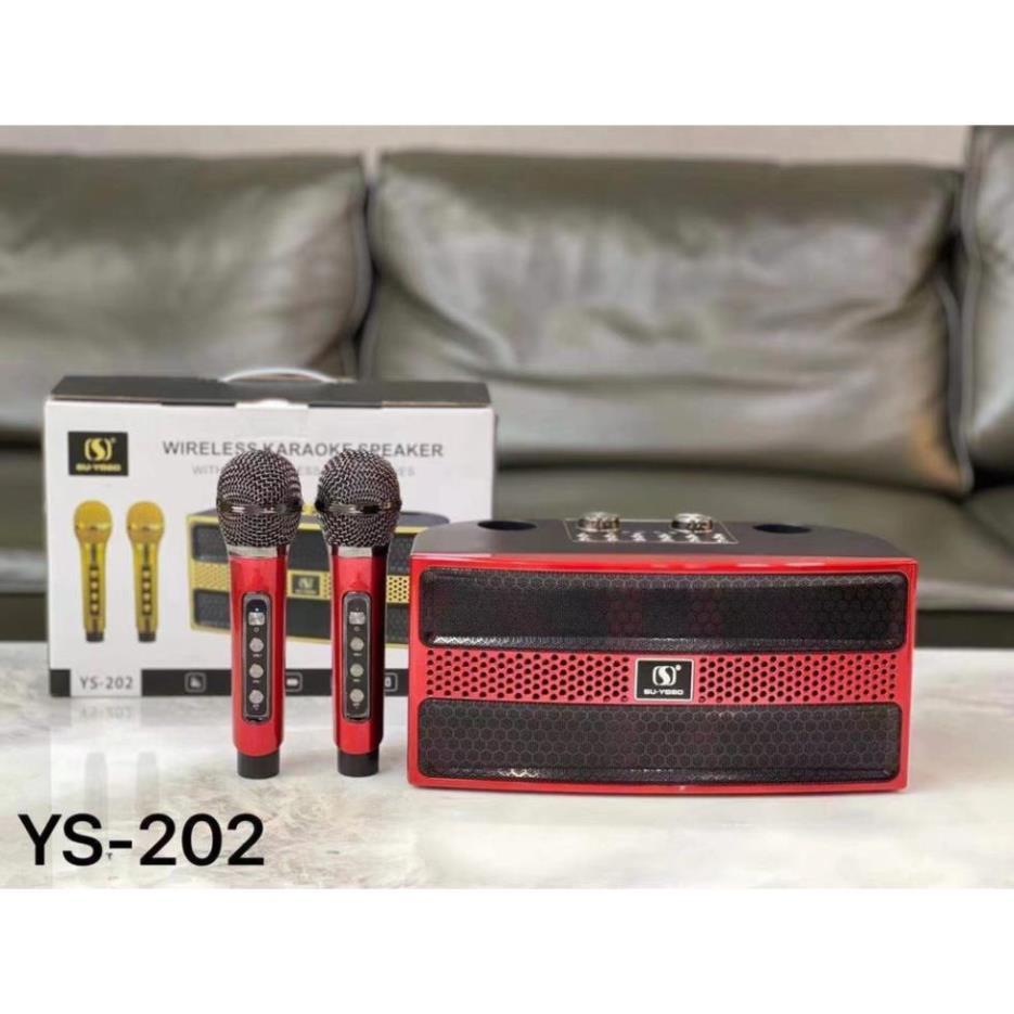 Loa Karaoke Bluetooth YS202 Công Suất Loa Lớn Bass Cực Chuẩn, Hút Âm Tốt Thiết Kế Cực Đẹp Độ Bền Cao. Bảo Hành 12 Tháng