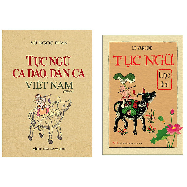 Combo Tục Ngữ Ca Dao, Dân Ca Việt Nam (Bìa Cứng)+Tục Ngữ Lược Giải (Bìa Mềm)