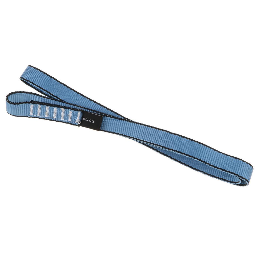 23KN Rope Runner Webbing Sling Flat Strap Belt for Mountaineering Rock Climbing Caving Rappelling Rescue Engineering