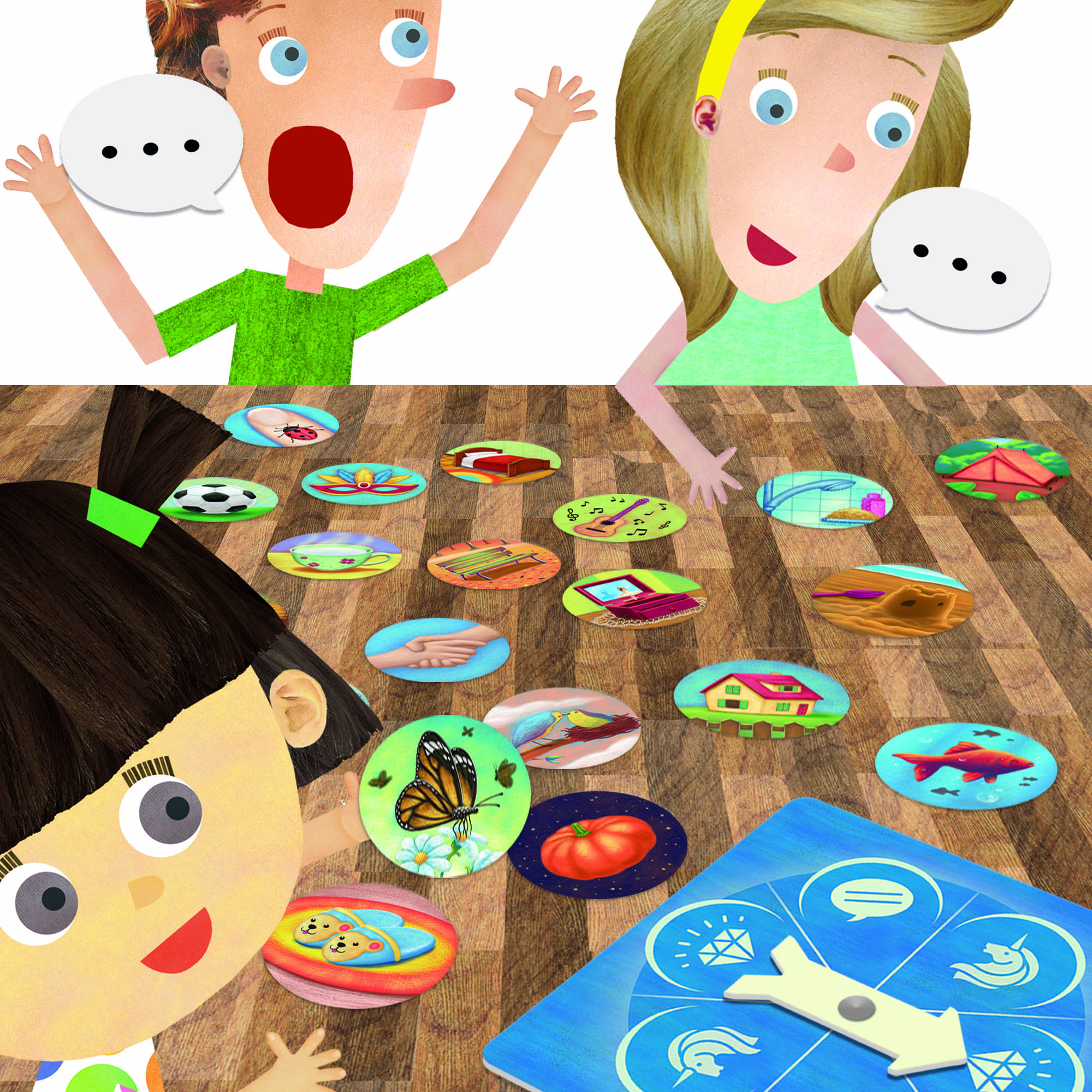 COOPERATIVE STORYTELLING GAME - Bộ thẻ chơi giúp phát triển kỹ năng ngôn ngữ cho trẻ từ 5-12 tuổi