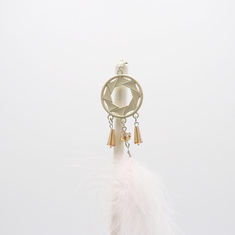 Bút gel phong thuỷ Dreamcatcher lông vũ cao cấp