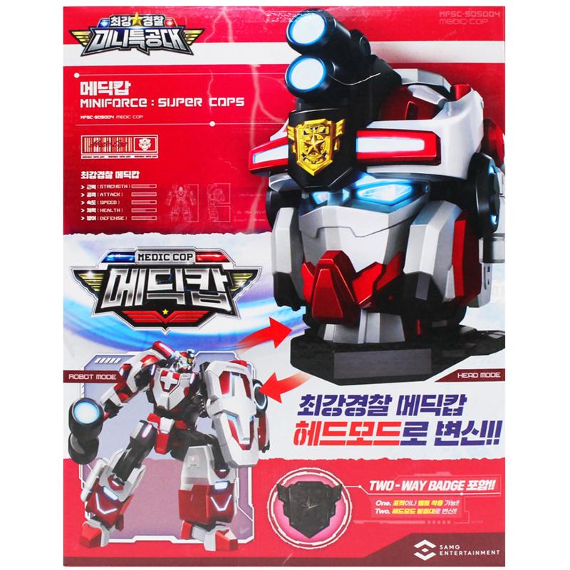 Đồ Chơi Robot Siêu Bác Sĩ Quân Y Medic Cop Quang Năng - Miniforce 505004