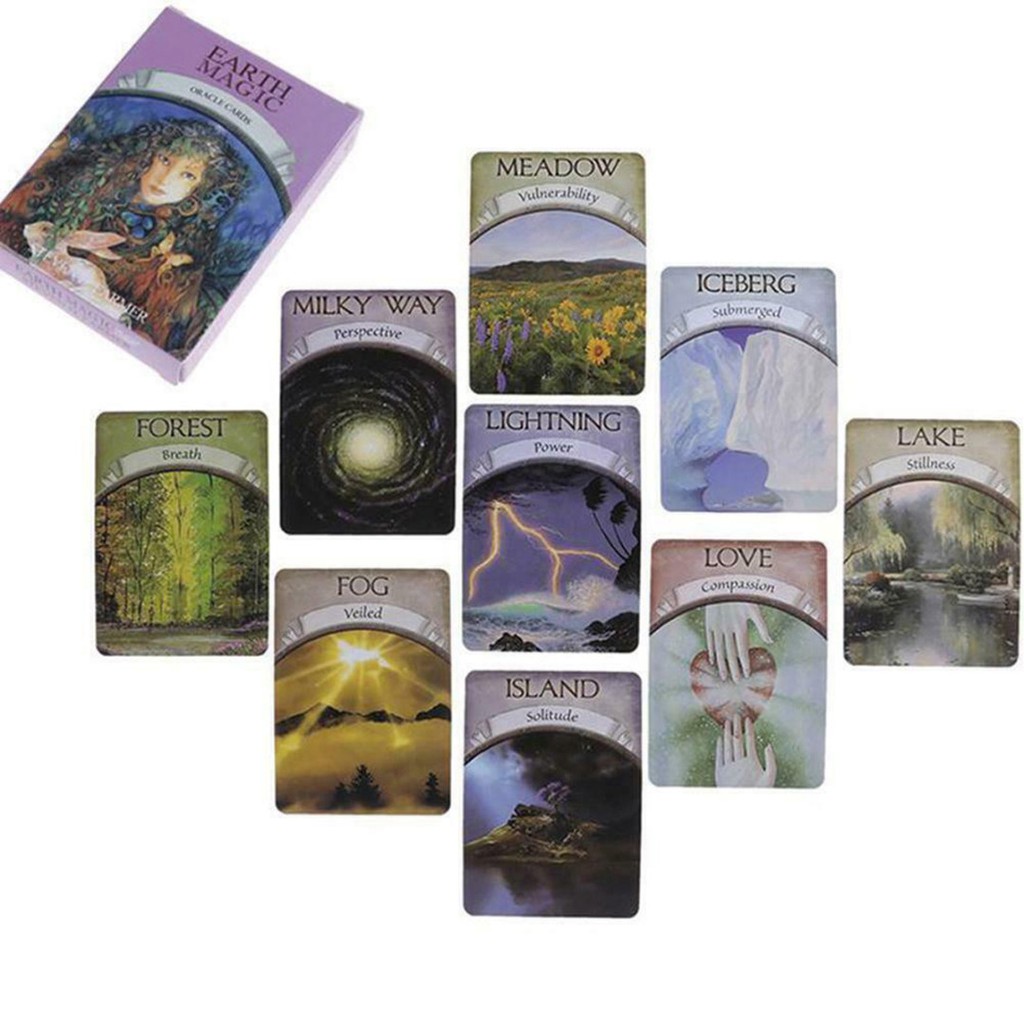 Bộ bài Bói Tarot Earth Magic Oracle Cards Cao Cấp