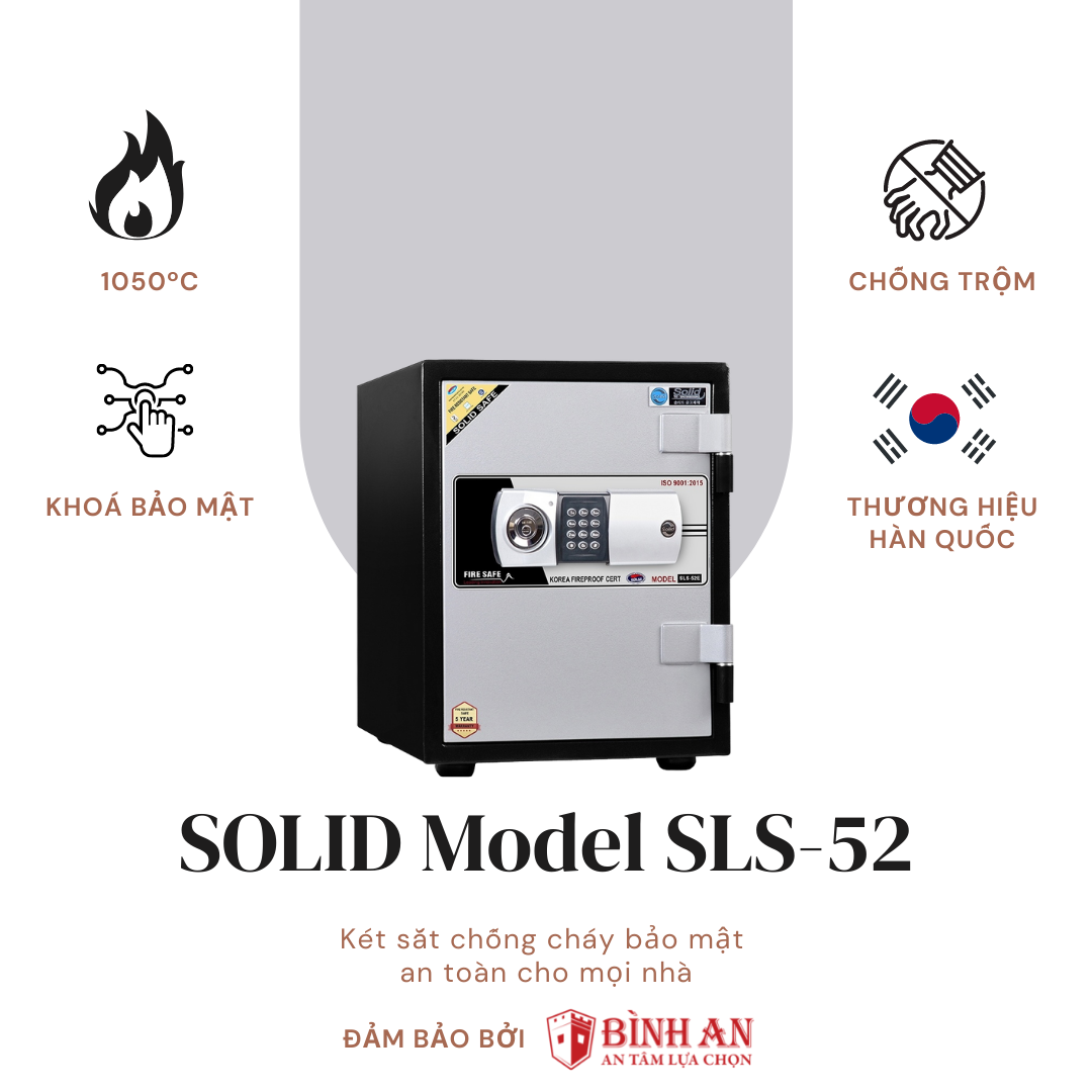 Két Sắt Hàn Quốc Solid SLS-52E (85kg)