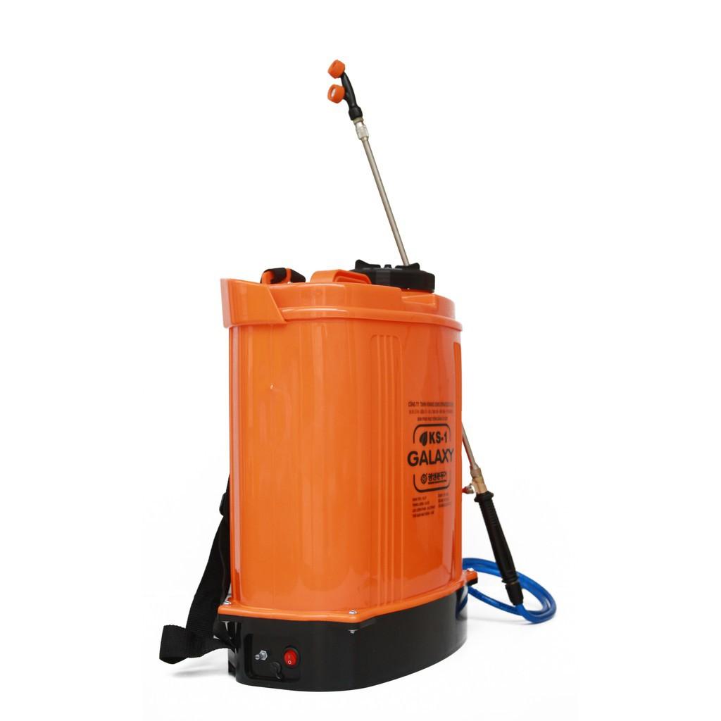 Bình Xịt Điện, Bình Phun Thuốc Trừ Sâu Bằng Điện, Công Suất Thật, BH 12 Tháng Galaxy Hàn Quốc 18L 7.2Ah