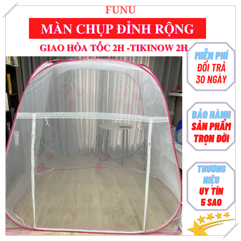 Màn tự bung FuNu chống muỗi an toàn - Hàng Chính Hãng 